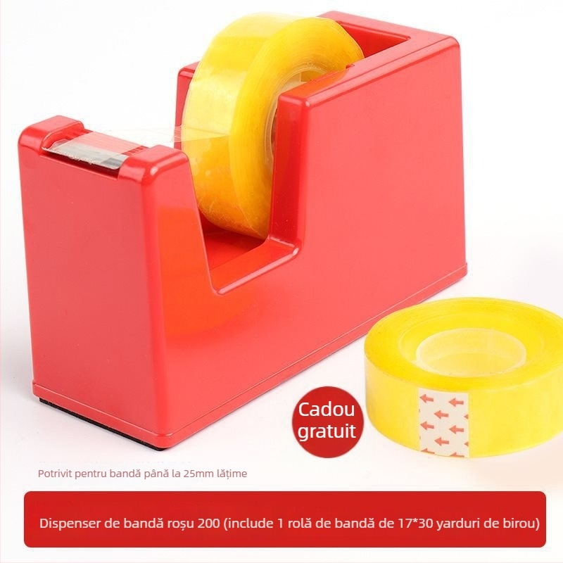 Tăietor și suport pentru bandă adezivă – de birou, din plastic, lățime până la 48 mm