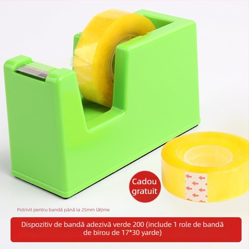 Tăietor și suport pentru bandă adezivă – de birou, din plastic, lățime până la 48 mm