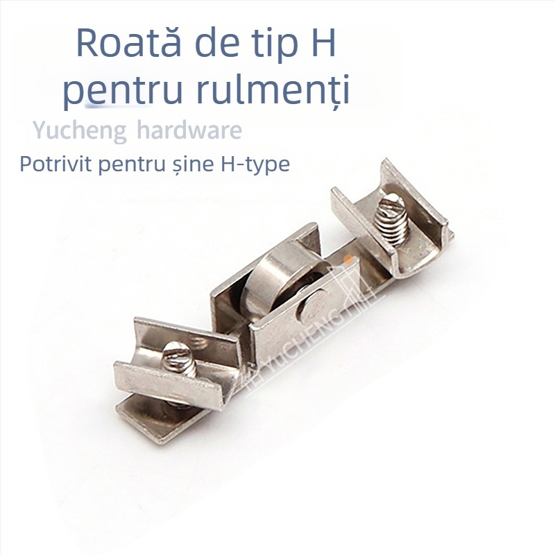 Roată de clemă pentru sticlă, vitrină display, oțel inoxidabil/otel, Ø exterior 7.3, ax Ø3.7, încărcare maximă 15 kg