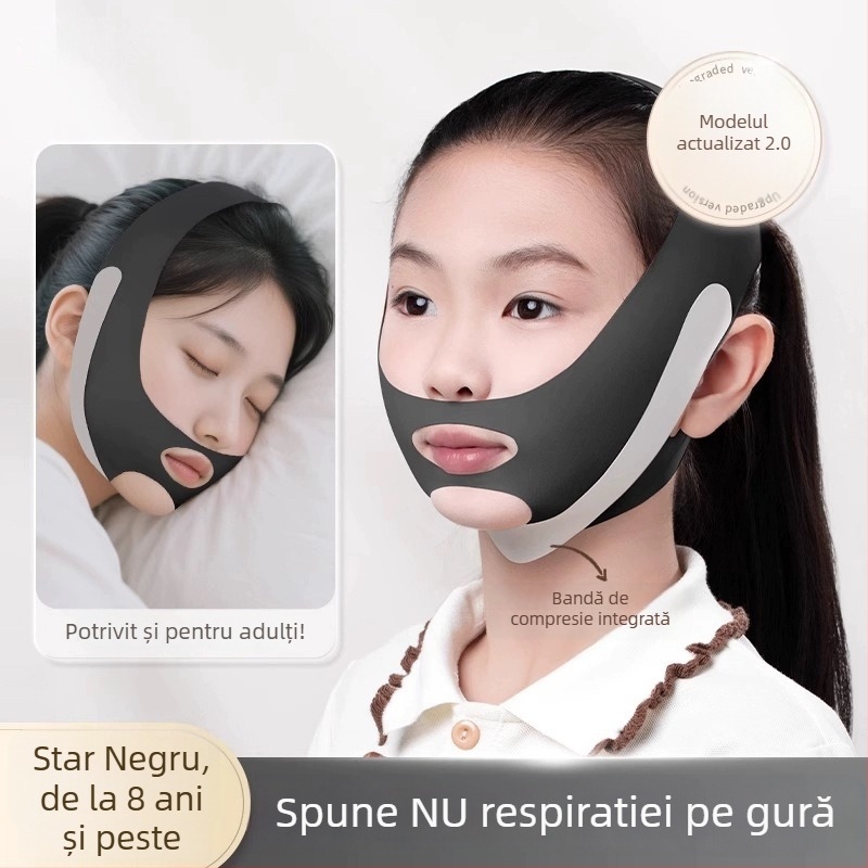 Corector de somn pentru copii cu deschiderea gurii — bandă de cap anti-sforăit, Brand Kenzen, Model 25890, Lansare 2025, Nr. produs 4552