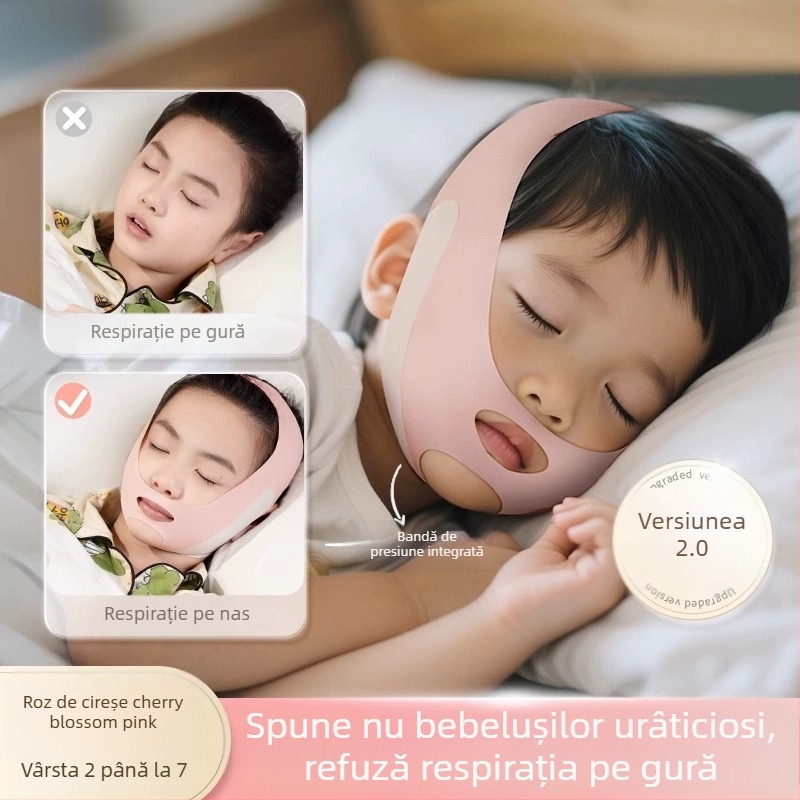 Corector de somn pentru copii cu deschiderea gurii — bandă de cap anti-sforăit, Brand Kenzen, Model 25890, Lansare 2025, Nr. produs 4552