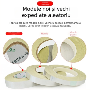 Bandă de estompare pentru afișaje LED și ghiduri de lumină, adeziv cu vâscozitate înaltă, o singură față, substrat OPP, lungime 50 m/rolă, grosime 0,06 mm, cu hârtie de eliberare