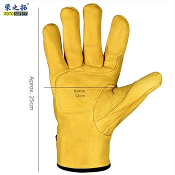 Mănuși de sudură GTAW – piele de oaie de calitate superioară și piele de vită, pentru sudură electrică, rezistenți la temperaturi înalte, anti-arși, durabili, 120 g