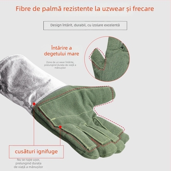 Ben bailey mănuși din aramid pentru temperaturi înalte, destinate producției și turnării oțelului și sticlei
