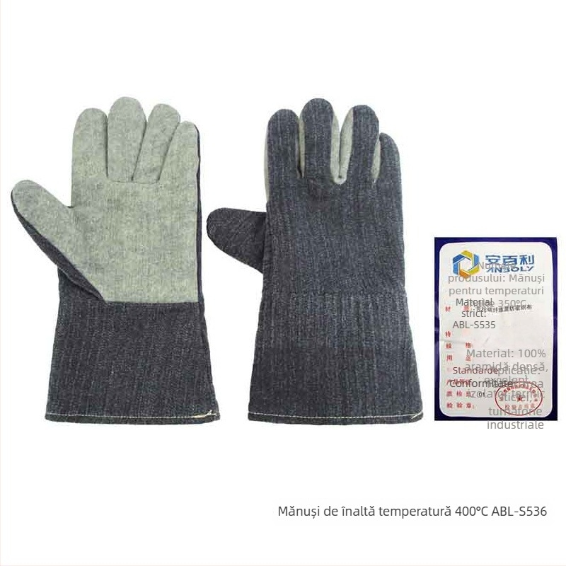 Ben bailey mănuși din aramid pentru temperaturi înalte, destinate producției și turnării oțelului și sticlei