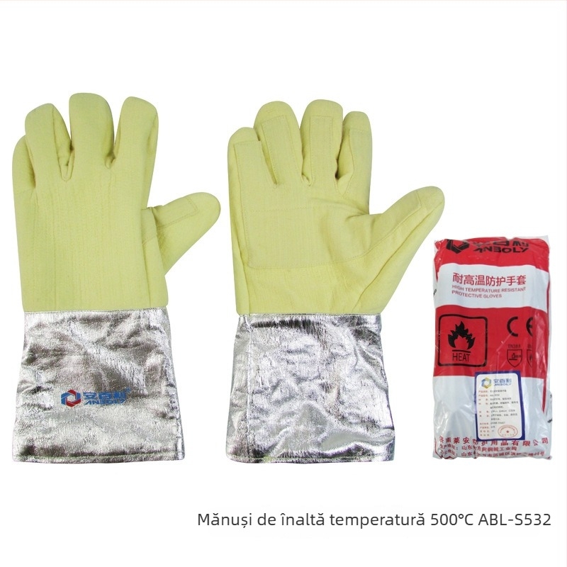 Ben bailey mănuși din aramid pentru temperaturi înalte, destinate producției și turnării oțelului și sticlei