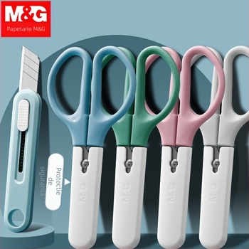 Cuțit universal cu foarfece și deschizător de cutii – Model 960, Material: Plastic, Greutate netă: 100 g, Marca: M&g / Morning Light