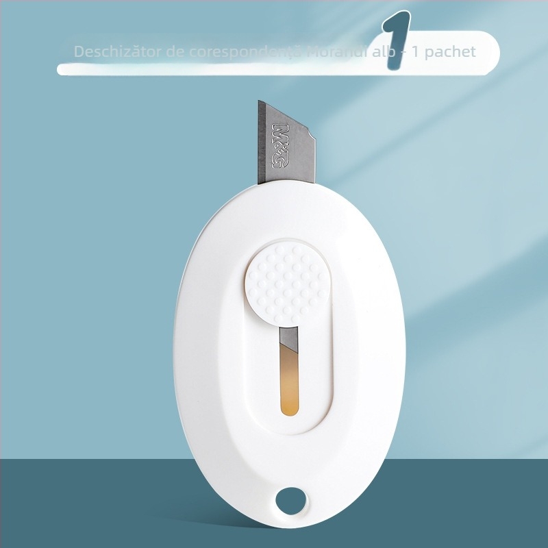 Cuțit universal cu foarfece și deschizător de cutii – Model 960, Material: Plastic, Greutate netă: 100 g, Marca: M&g / Morning Light