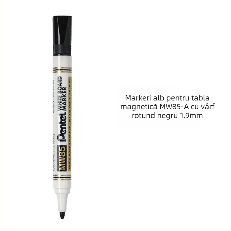 Marker pentru tablă albă Patong MW85/MW86 – cu vârf rotund sau pătrat, corp din plastic, lățime linie 1.9/4.7, pentru uz industrial de birou