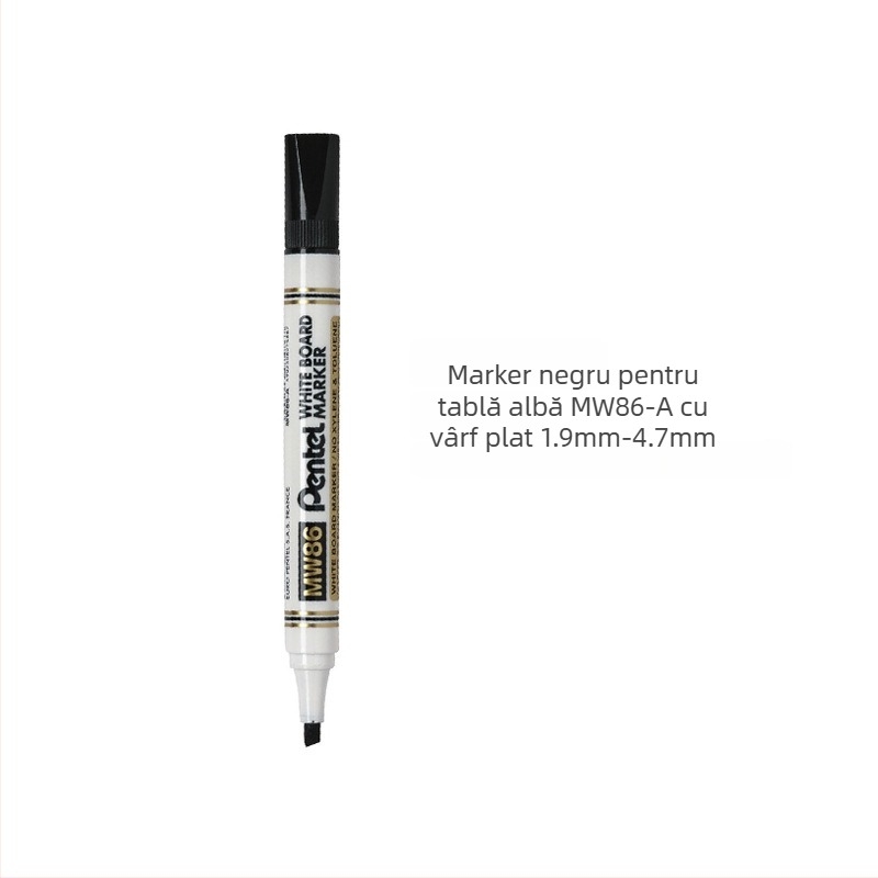 Marker pentru tablă albă Patong MW85/MW86 – cu vârf rotund sau pătrat, corp din plastic, lățime linie 1.9/4.7, pentru uz industrial de birou