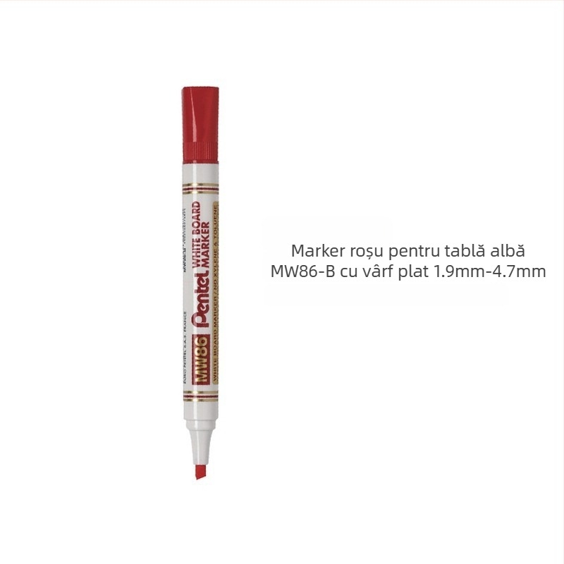 Marker pentru tablă albă Patong MW85/MW86 – cu vârf rotund sau pătrat, corp din plastic, lățime linie 1.9/4.7, pentru uz industrial de birou