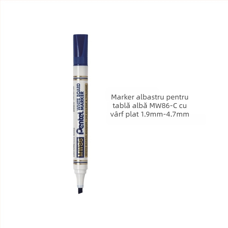 Marker pentru tablă albă Patong MW85/MW86 – cu vârf rotund sau pătrat, corp din plastic, lățime linie 1.9/4.7, pentru uz industrial de birou