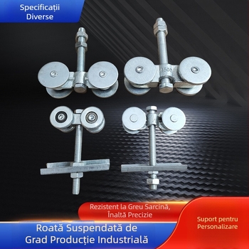 Șină de roți din fontă pentru uși industriale – șină robustă cu roată rulment pentru uși glisante