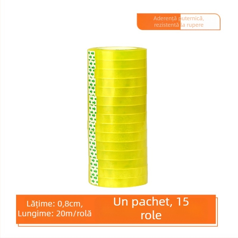 Bandă de ambalare transparentă BOPP, 45 μm, pentru împachetarea florilor, 60 role într-o cutie, Brand: Dongguan Printing Rubber Adhesive Products Co., Ltd.