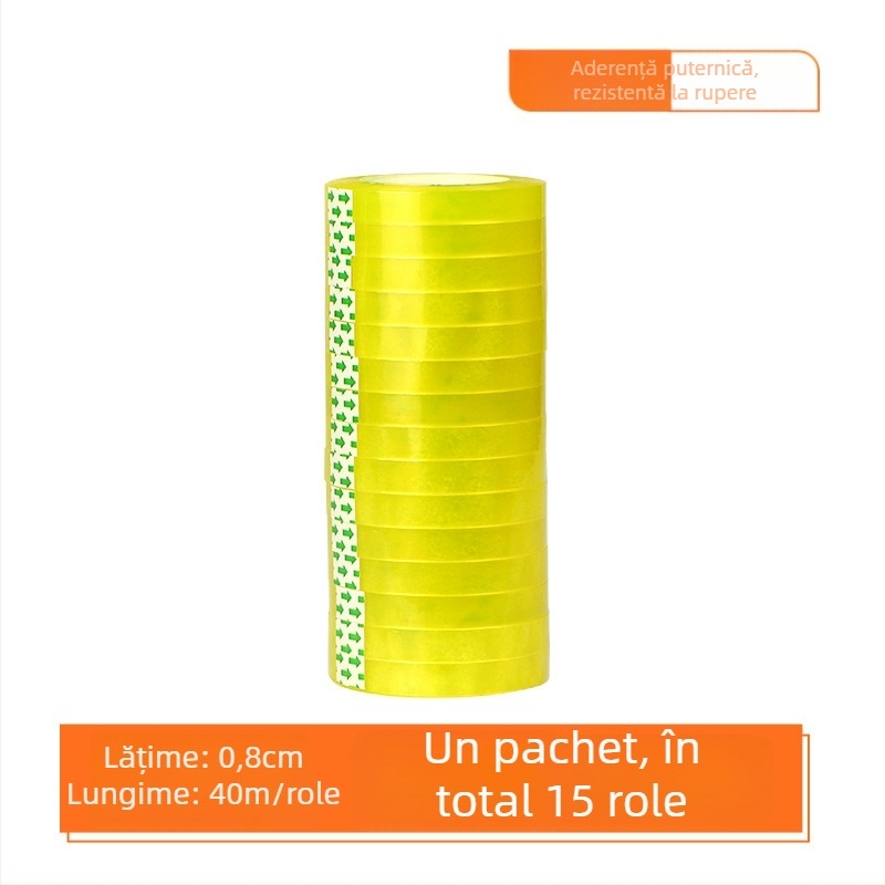 Bandă de ambalare transparentă BOPP, 45 μm, pentru împachetarea florilor, 60 role într-o cutie, Brand: Dongguan Printing Rubber Adhesive Products Co., Ltd.