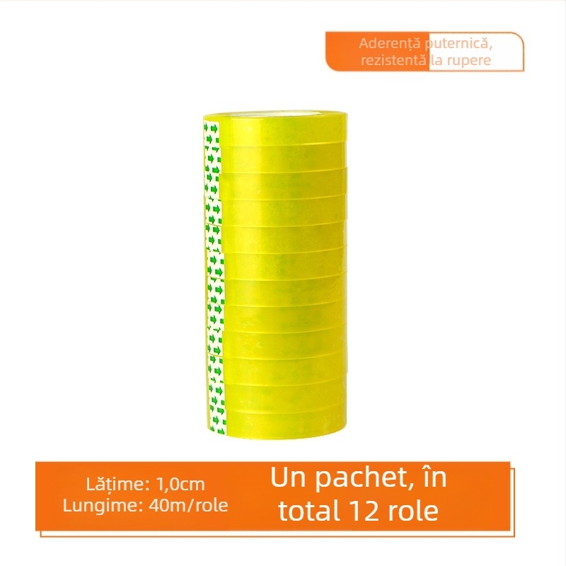 Bandă de ambalare transparentă BOPP, 45 μm, pentru împachetarea florilor, 60 role într-o cutie, Brand: Dongguan Printing Rubber Adhesive Products Co., Ltd.