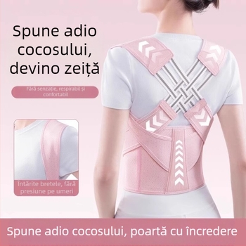 Corector de postură pentru adulți – Unisex, Model: Trei Curele de Corecție (2024)