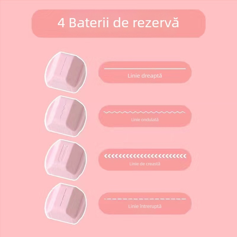 Tăietor de hârtie manual, model rotativ 4 în 1, Shangmei, din plastic