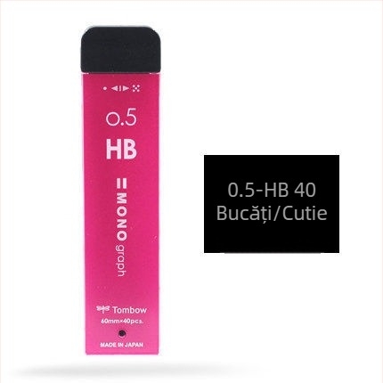 Refil pentru creion mecanic Dragonfly, model R3/R5-MG, 0,5 mm, corp din plastic