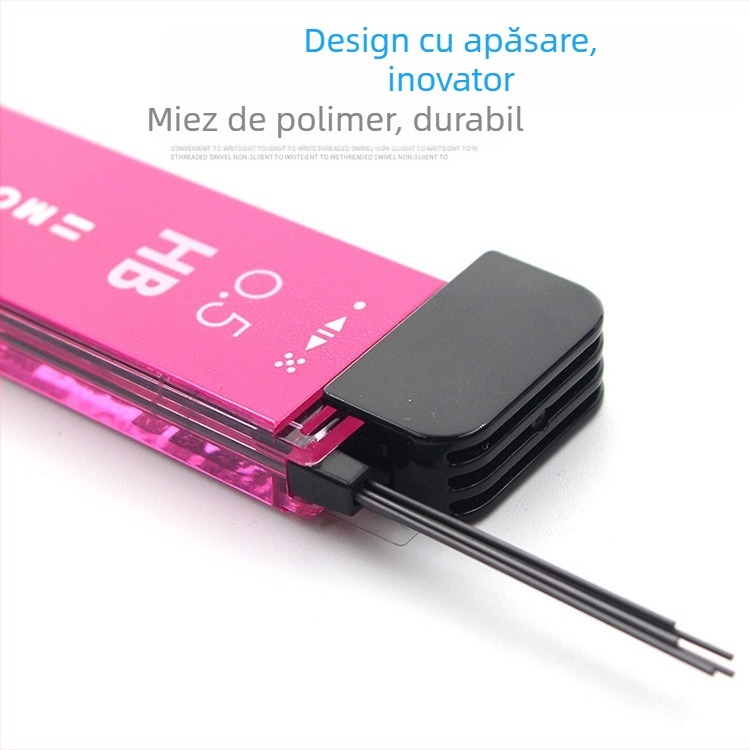 Refil pentru creion mecanic Dragonfly, model R3/R5-MG, 0,5 mm, corp din plastic