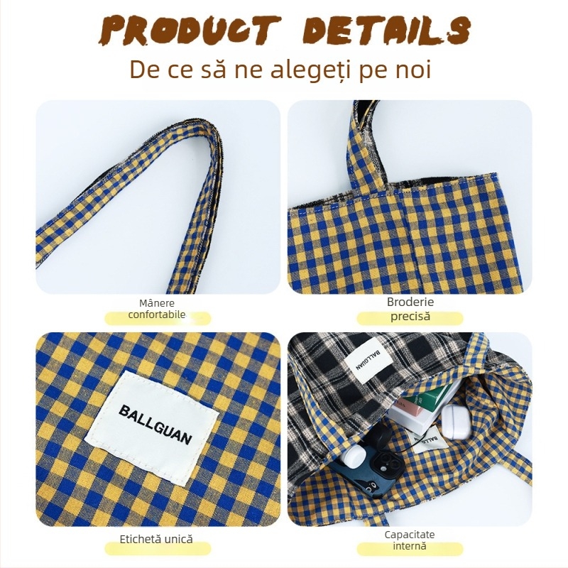 Geantă de subraț din pluș, cu model carouri și leopard, formă verticală pătrată, închidere cu lacăt