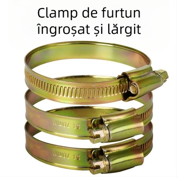 Colier pentru furtun de apă - îngroșat și mai lat, diametru nominal 26 mm, diametru de fixare 25 mm, marcă: Altă