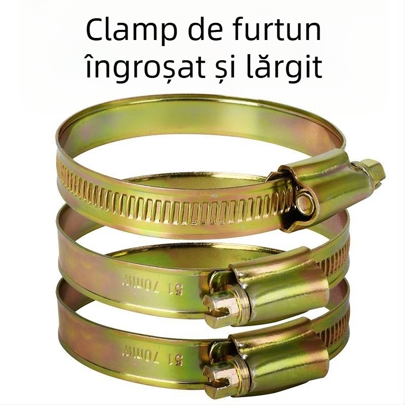 Colier pentru furtun de apă - îngroșat și mai lat, diametru nominal 26 mm, diametru de fixare 25 mm, marcă: Altă