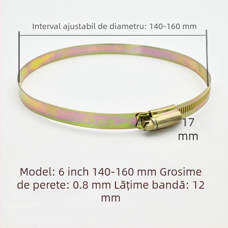 Colier pentru furtun de apă - îngroșat și mai lat, diametru nominal 26 mm, diametru de fixare 25 mm, marcă: Altă