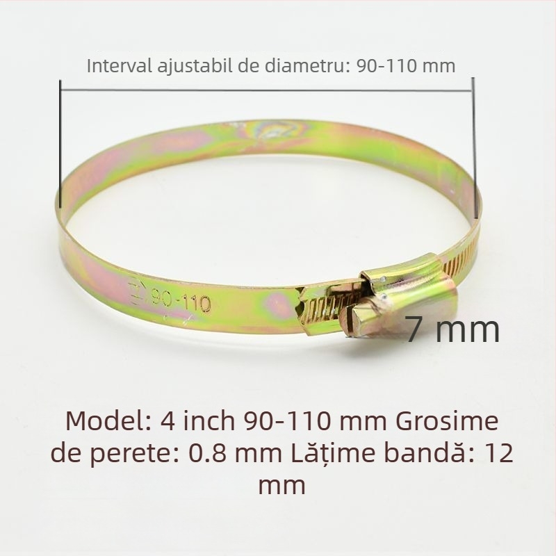 Colier pentru furtun de apă - îngroșat și mai lat, diametru nominal 26 mm, diametru de fixare 25 mm, marcă: Altă