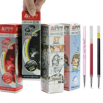 Reîncărcare pix gel Odeme 2126, 0,5 mm, plastic, 20 buc./cutie