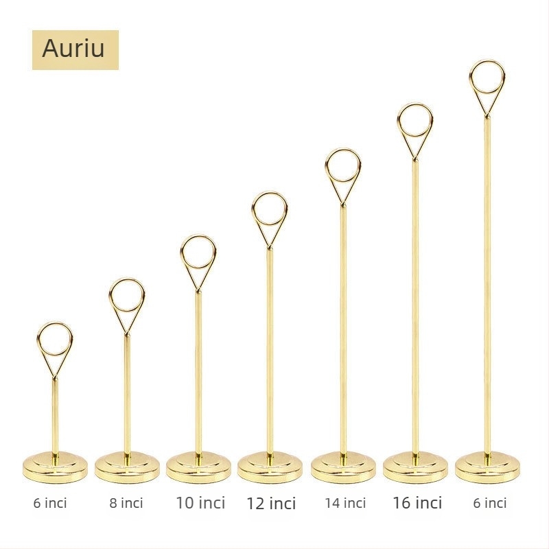 Suport pentru carduri de așezare din oțel inoxidabil, model sd-1040, marcă Yi Huanhua Ru, stil chinezesc