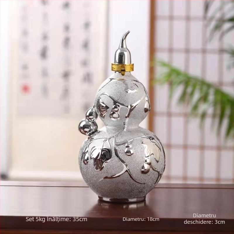 Sticlă de vin din ceramică Jinggui, tendință națională, stil chinez nou, lansare vara 2020, ambalaj tip set