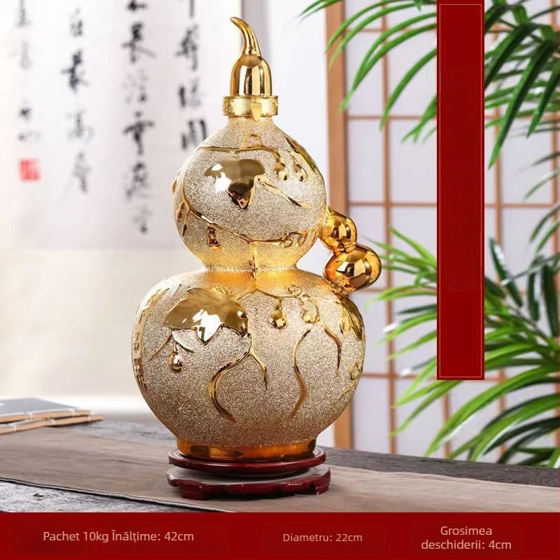 Sticlă de vin din ceramică Jinggui, tendință națională, stil chinez nou, lansare vara 2020, ambalaj tip set