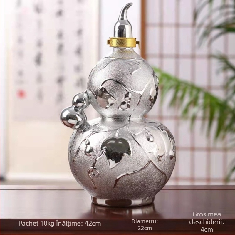 Sticlă de vin din ceramică Jinggui, tendință națională, stil chinez nou, lansare vara 2020, ambalaj tip set