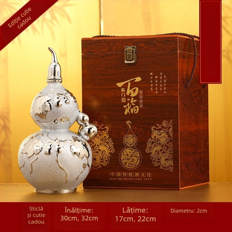 Sticlă de vin din ceramică Jinggui, tendință națională, stil chinez nou, lansare vara 2020, ambalaj tip set