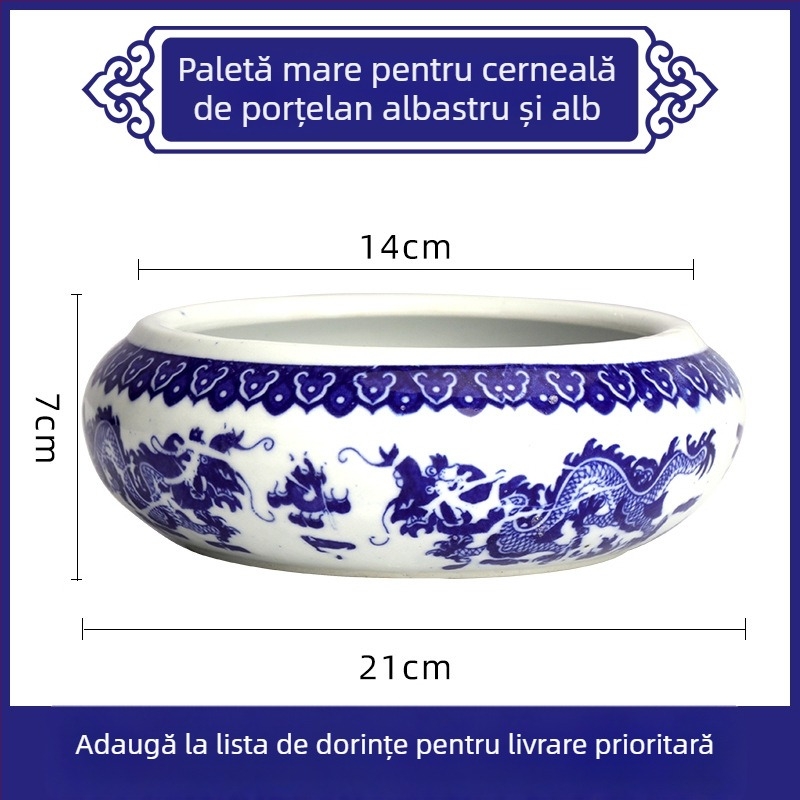 Suport pentru pensule Fengnuo, formă rotundă, model 985, cod F96J76HHMJ67M7, cadou pentru casă