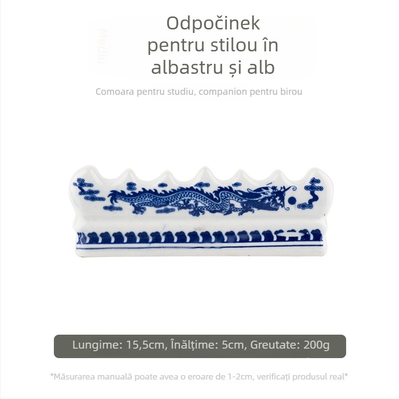 Suport pentru pensule Fengnuo, formă rotundă, model 985, cod F96J76HHMJ67M7, cadou pentru casă