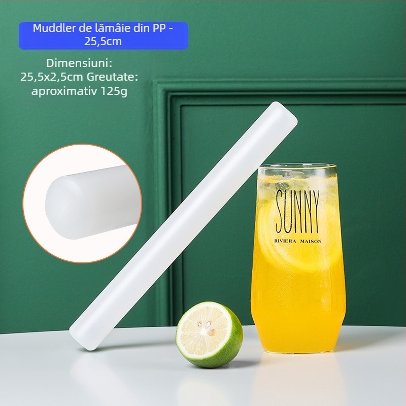 Aijige Oțel Inox 304 Ciocan pentru zdrobirea gheții și muddler pentru suc, pentru ceai cu lămâie - Stil modern simplu