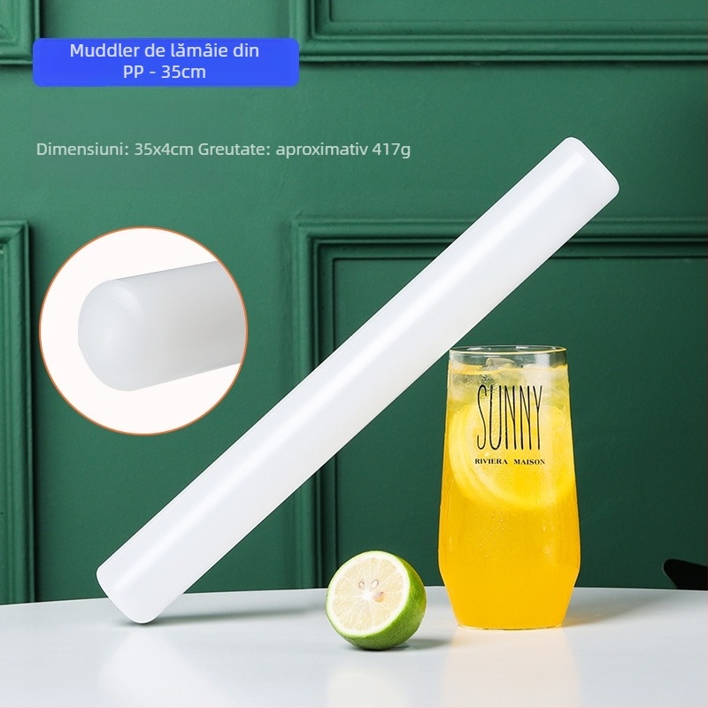 Aijige Oțel Inox 304 Ciocan pentru zdrobirea gheții și muddler pentru suc, pentru ceai cu lămâie - Stil modern simplu