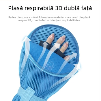 Mănuși de restricție pentru persoane vârstnice imobilizate, plasă de poliester cu căptușeală din bumbac, calde, protecție la praf, anti-tăiere