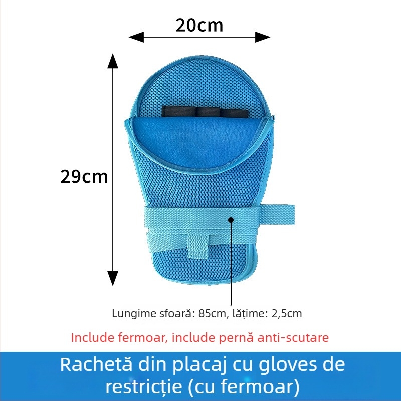 Mănuși de restricție pentru persoane vârstnice imobilizate, plasă de poliester cu căptușeală din bumbac, calde, protecție la praf, anti-tăiere