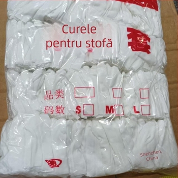 Coturi de degete din bumbac antistatice, 500 bucăți | SHC, Protecție pentru muncă, 60 g