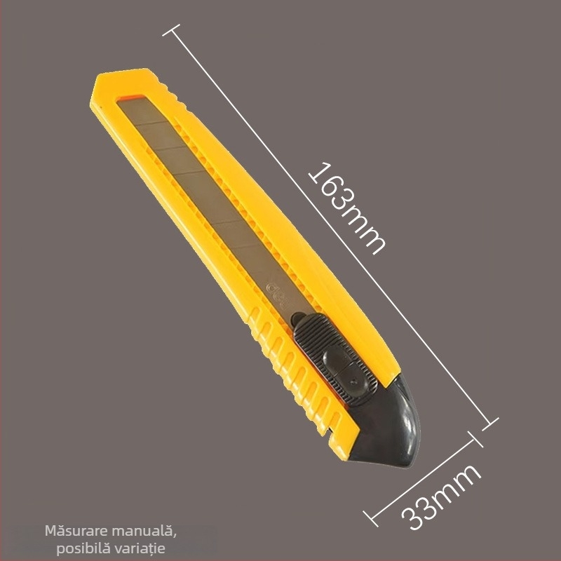 Cuțit de artă Deli, corp din plastic/metal, lățimea lamei 18 mm, grosimea lamei 0,5 mm, modelul 2001-2057