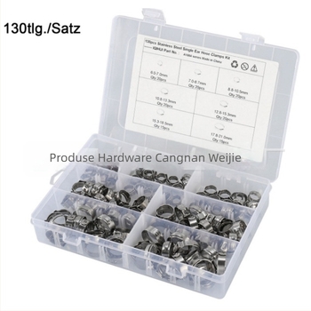 Set cu o singură clemă, diametru nominal 6–28,6 mm, diametru de prindere 6–29,6 mm, interval de aplicație 7–21