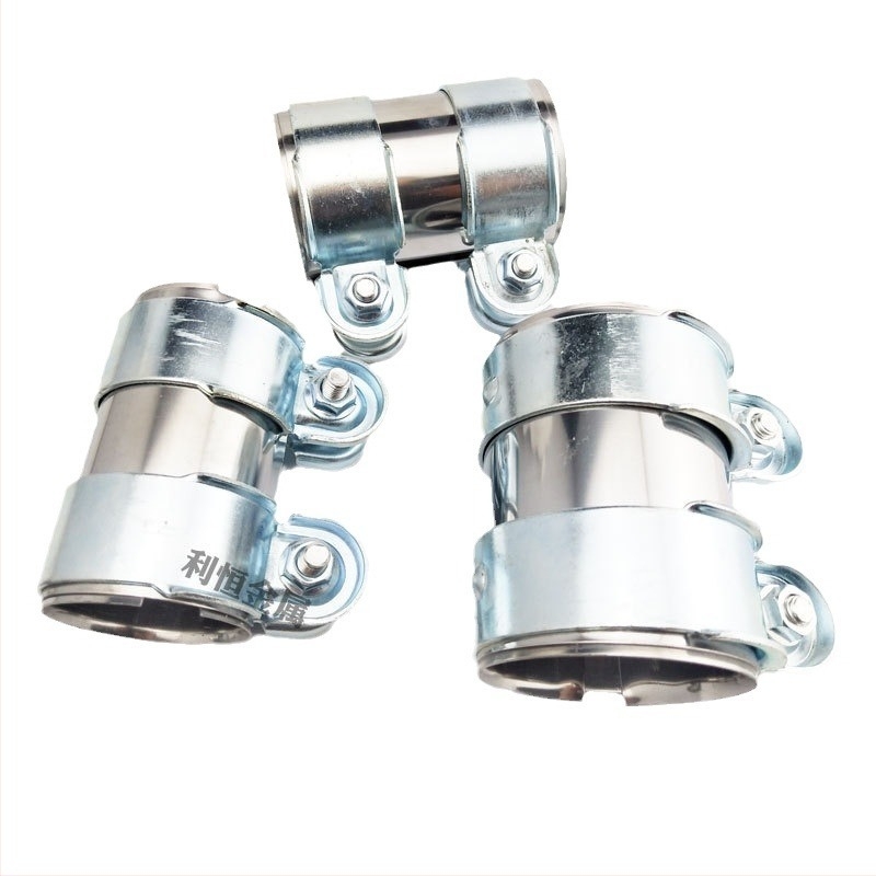 Colier pentru țeava de evacuare, din oțel inoxidabil, diametru nominal 50 mm, diametru de prindere 48 mm, interval de utilizare 50–65 mm, Li Heng