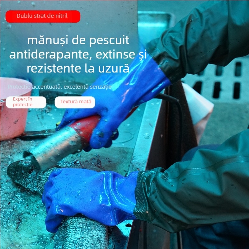 Mănuși de protecție din piele de vită – anti-tăiere, rezistente la ulei, rezistente la uzură, antiderapante