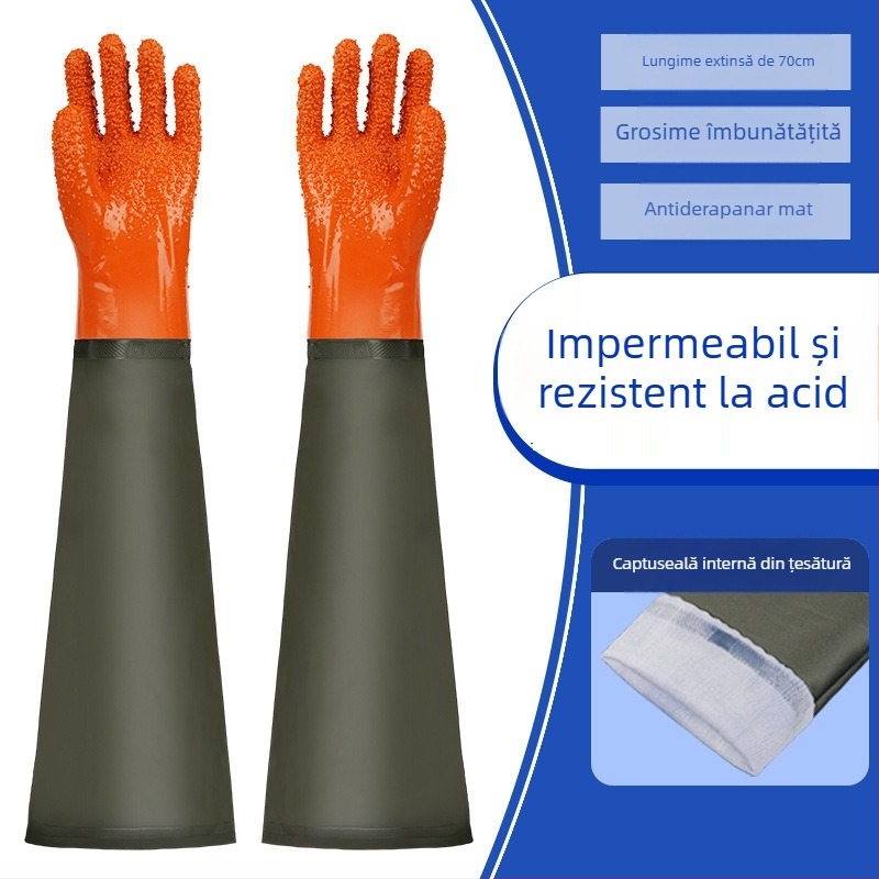 Mănuși de protecție din piele de vită – anti-tăiere, rezistente la ulei, rezistente la uzură, antiderapante