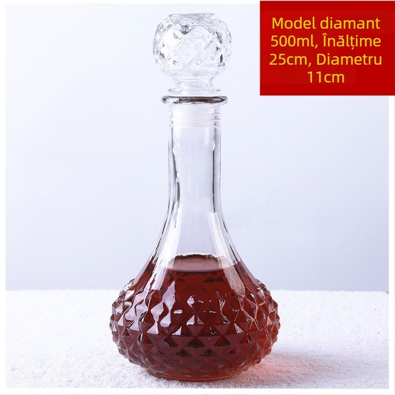 Set decantator de vin din sticlă – stil european, stil chinezesc nou, depozitare vin pentru uz casnic