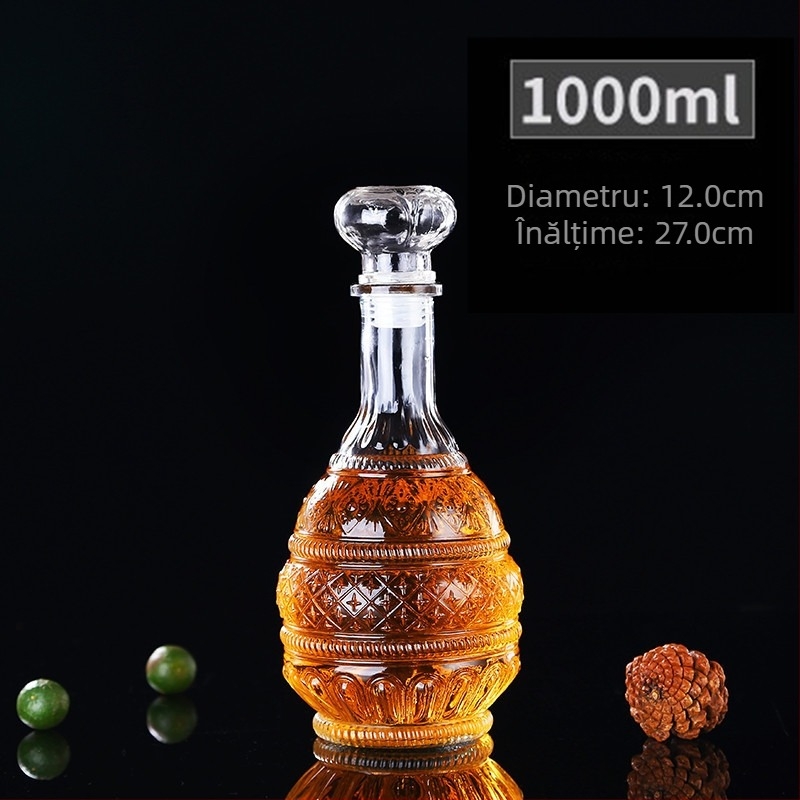 Set decantator de vin din sticlă – stil european, stil chinezesc nou, depozitare vin pentru uz casnic