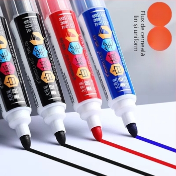 Sac de cerneală de înlocuire pentru marker de tablă, model WB-G9, 12 buc./cutie, carcasă din plastic, lățimea liniei 1–2 mm, pentru birou